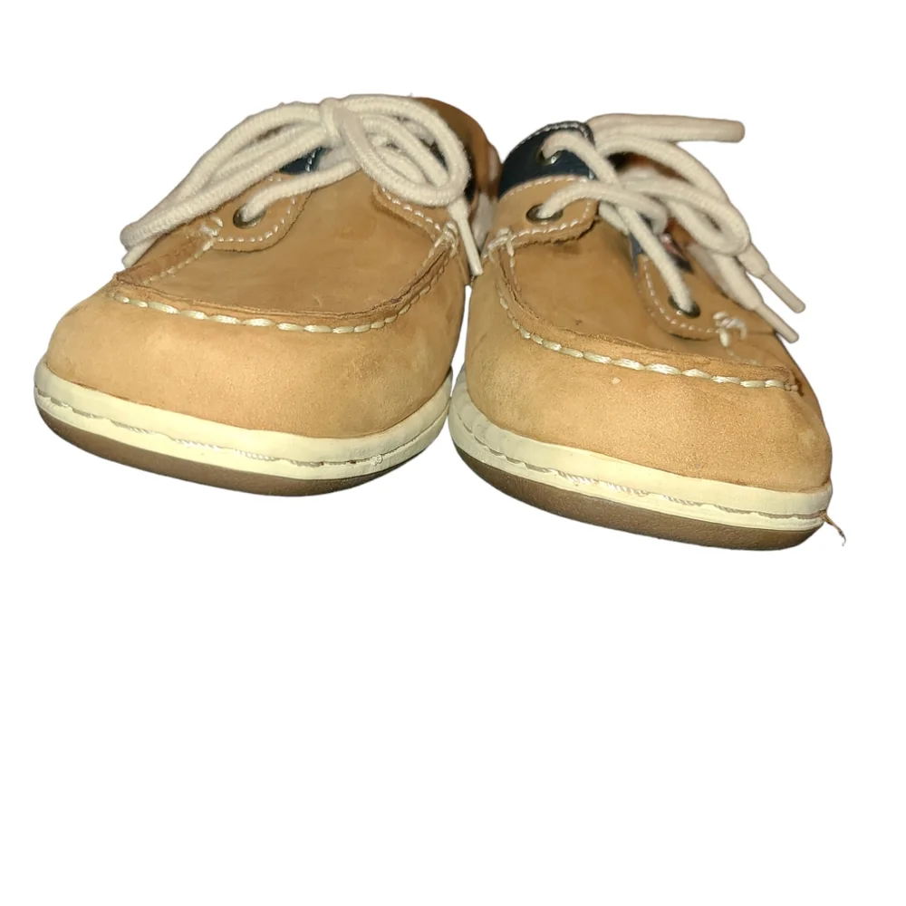 Margaritaville Womens Tan Leather Martinique MG9019H Boat Shoes Size US 8.5 - Picture 12 of 14